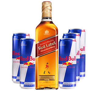 Red Label + 5 Red Bull