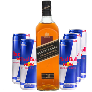 Black Label + 5 Red Bull