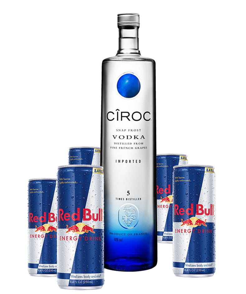 Ciroc + 5 Red Bull