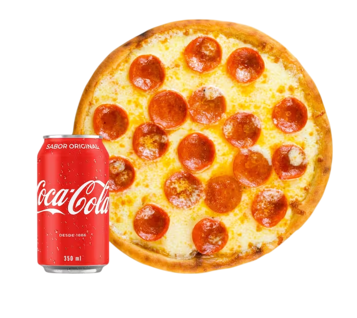 Pizza Brotinho + Coca Cola