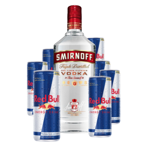 Smirnoff de 1.750 + 7 Red Bull